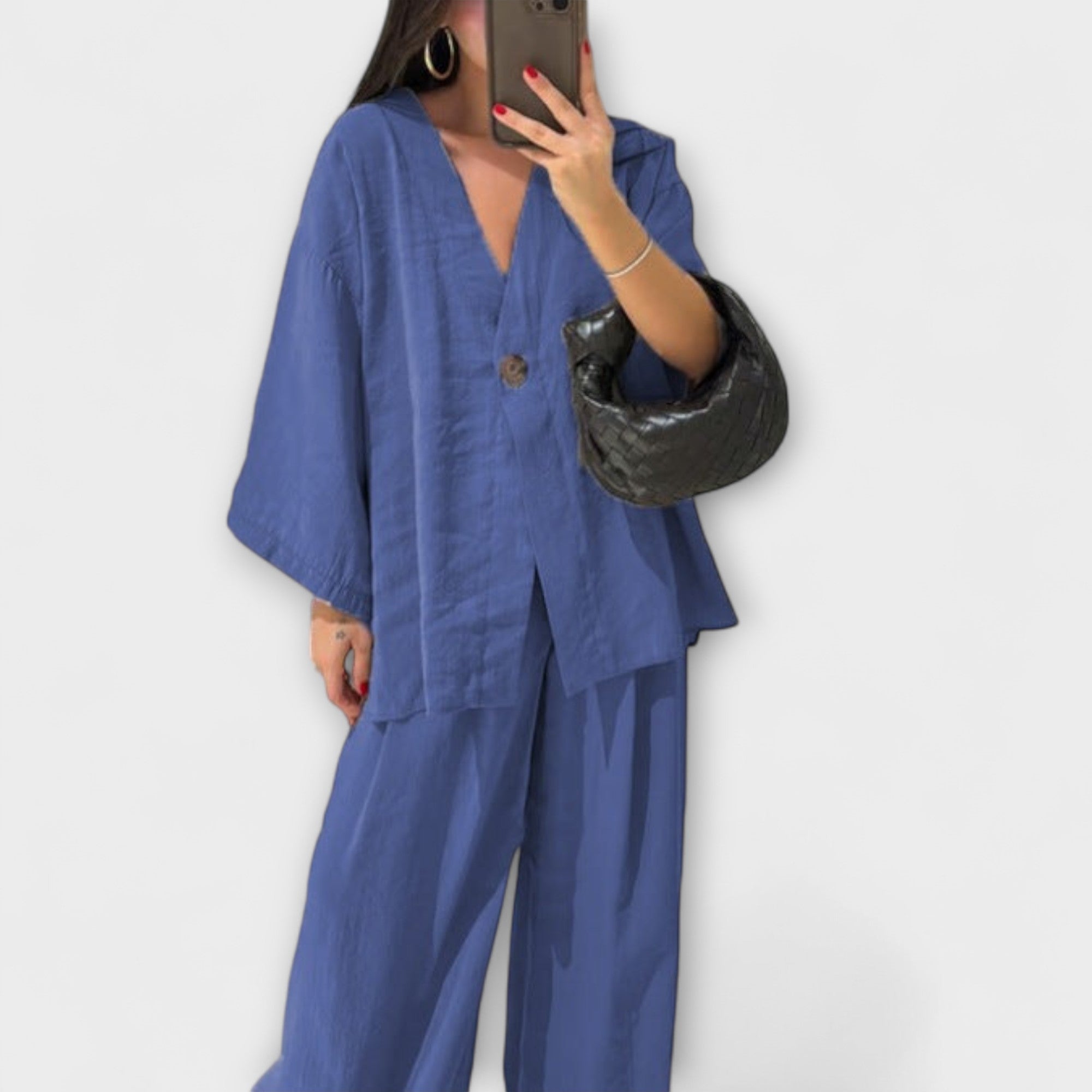 Jacqueline - Dvouvrstvý top a kalhoty