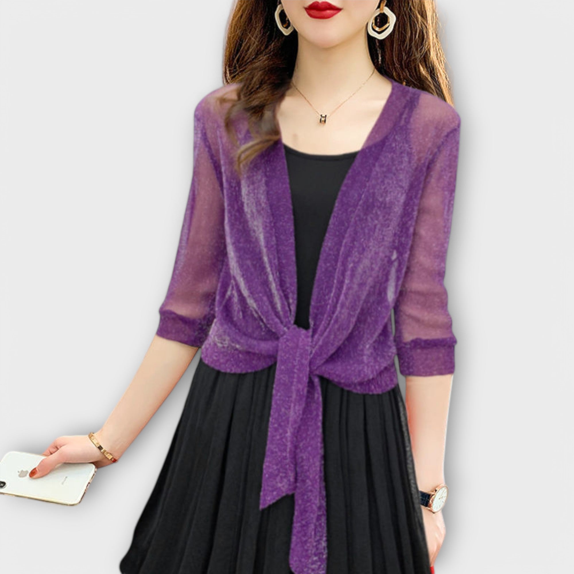 Olivia - Blůza s otevřeným předním dílem