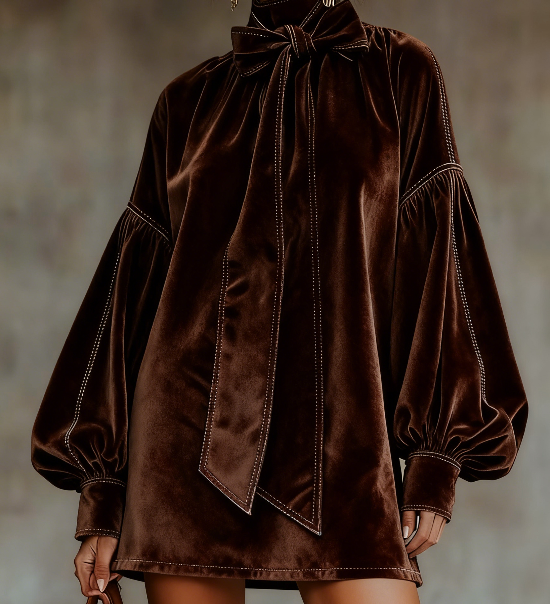 OLIVIA | Elegantní sametové minišaty