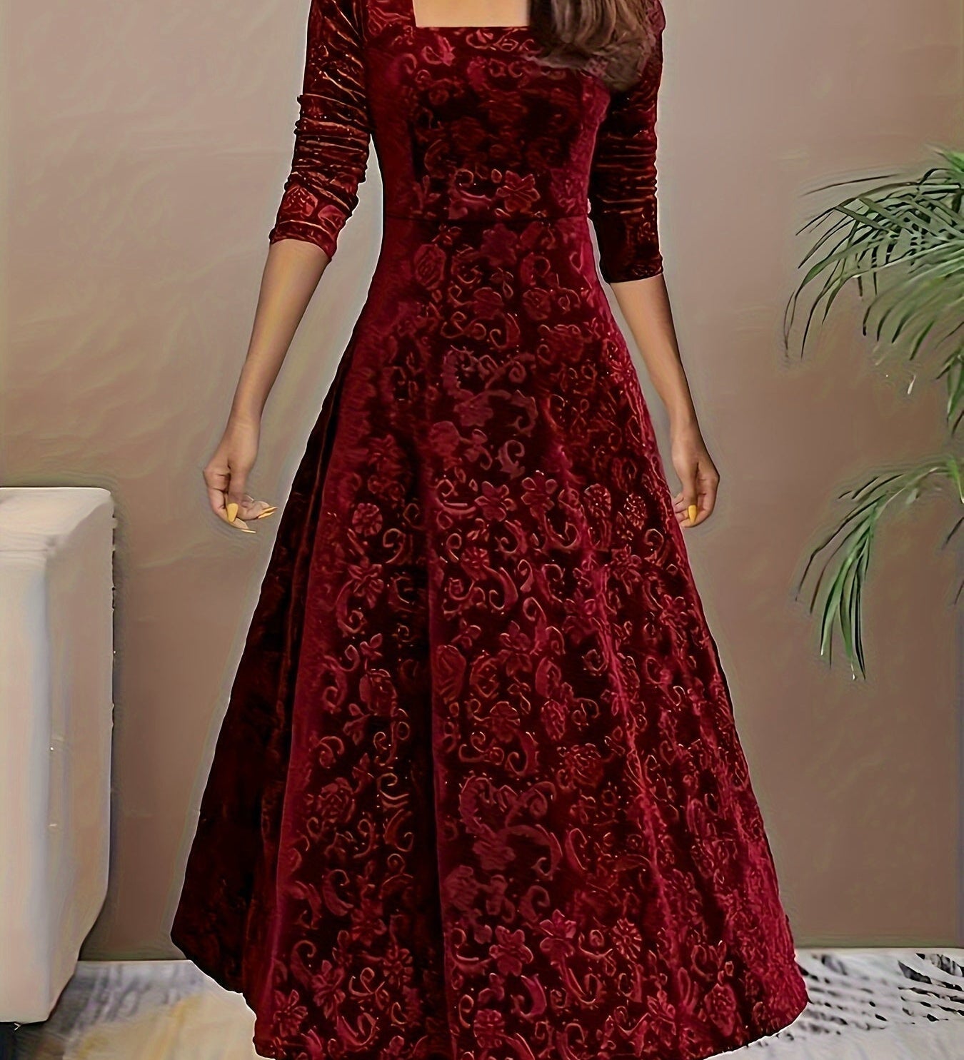 Amelie | Sváteční sametové šaty